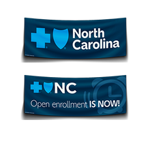 Load image into Gallery viewer, Blue Cross Blue Shield Branded Banners
