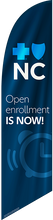 Load image into Gallery viewer, BCBSNC Branded Outdoor Flags Promotional Signage