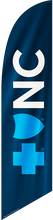 Load image into Gallery viewer, BCBSNC Branded Outdoor Flags Promotional Signage