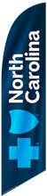 Load image into Gallery viewer, BCBSNC Branded Outdoor Flags Promotional Signage